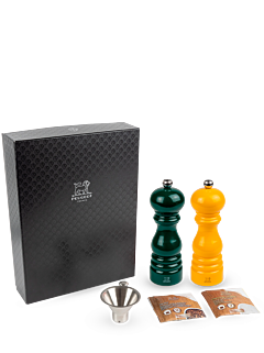 Paris-rama Waldgrün & Safrangelb Set, 18cm - Peugeot Saveurs