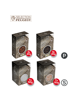 Set Pfeffer- und Salzauswahl "Starter 1" - Peugeot Saveurs